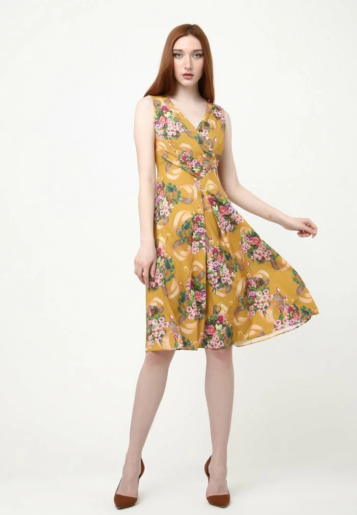 Madam-T Robe De Jour - Senf Rosa 2 Madam-T Robe De Jour - Senf Rosa – Image 2