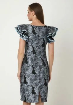 Madam-T BAYMARA - Robe De Soirée - Grau-blau, Schwarz -Madam-T Soldes 2022 d02b3818de85470889353a2624100682