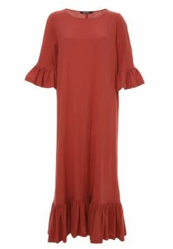 Madam-T DONATELLO - Robe Longue - Terrakotta -Madam-T Soldes 2022 d03fbf41b34e4c4d8434f773b47fafe7