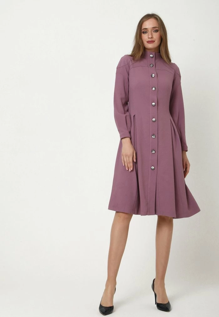 Madam-T LIVARA - Robe Chemise - Rosa 2 Madam-T LIVARA - Robe Chemise - Rosa – Image 2