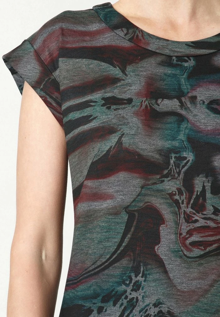 Madam-T FROMA - Robe Fourreau - Grau, Aqua 5 Madam-T FROMA - Robe Fourreau - Grau, Aqua – Image 5