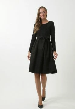 Madam-T KANTRI - Robe De Jour - Schwarz/braun -Madam-T Soldes 2022 d0c4b3f10ad8498090508a69856cd0f4