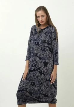 Madam-T KLEID IVONI - Robe De Jour - Blau/ Beige -Madam-T Soldes 2022 d0db2e4fa6b34d02afcb2939a219a35f