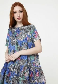 Madam-T Robe De Jour - Kornblume Blau, Rosa -Madam-T Soldes 2022 d0ff2aa390a74987abe9093fb36edcbc