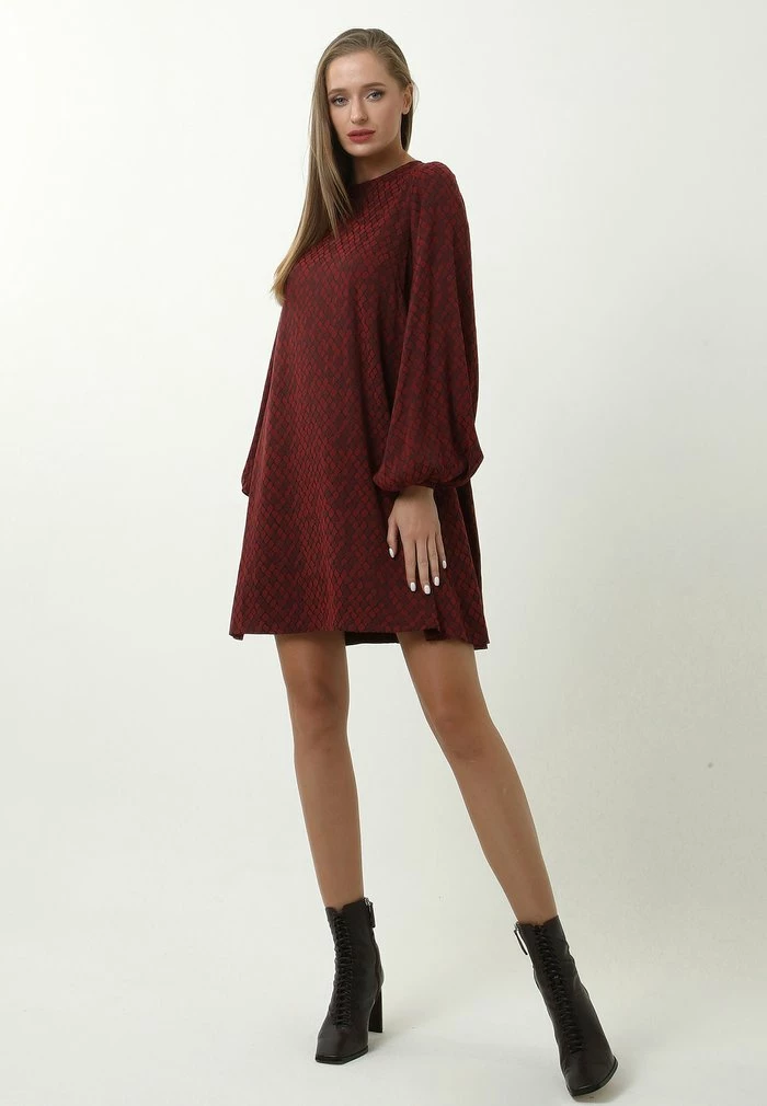 Madam-T KREAMA - Robe De Jour - Kastanienbraun 5 Madam-T KREAMA - Robe De Jour - Kastanienbraun – Image 5