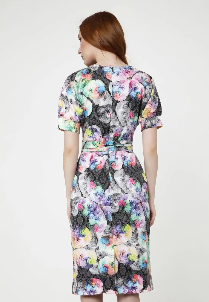 Madam-T ANKARA - Robe Fourreau - Anthrazit, Flieder 3 Madam-T ANKARA - Robe Fourreau - Anthrazit, Flieder – Image 3