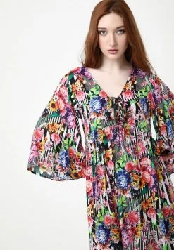 Madam-T YAGAVA - Robe De Jour - Schwarz, Rosa -Madam-T Soldes 2022 d159eba32a984c99b17ee1941cf4544f