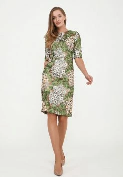 Madam-T TROPICANA - Robe De Soirée - Orange, Grün