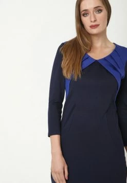 Madam-T AMRITA - Robe Fourreau - Blau, Kornblumenblau -Madam-T Soldes 2022 d1a48d71f27344a7b7d6abd72bd5388c