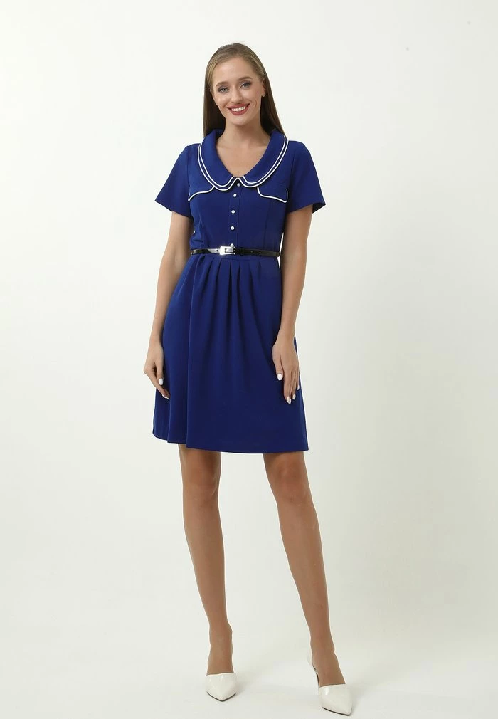 Madam-T Robe En Jersey - Blue 5 Madam-T Robe En Jersey - Blue – Image 5