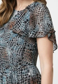 Madam-T ELIZABETTA - Robe Longue - Schwarz, Hellblau -Madam-T Soldes 2022 d24562023c4d46dda58bad86360039c2