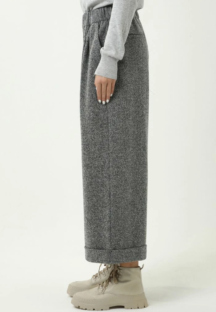 Madam-T TRESSA - Pantalon Classique - Schwarz/weiß 6 Madam-T TRESSA - Pantalon Classique - Schwarz/weiß – Image 6