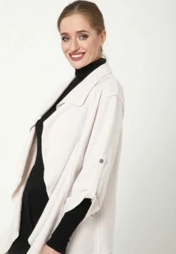 Madam-T FUGA - Gilet - Creme -Madam-T Soldes 2022 d2ba29a85fae4c1cb9b553d0fa4d23c8