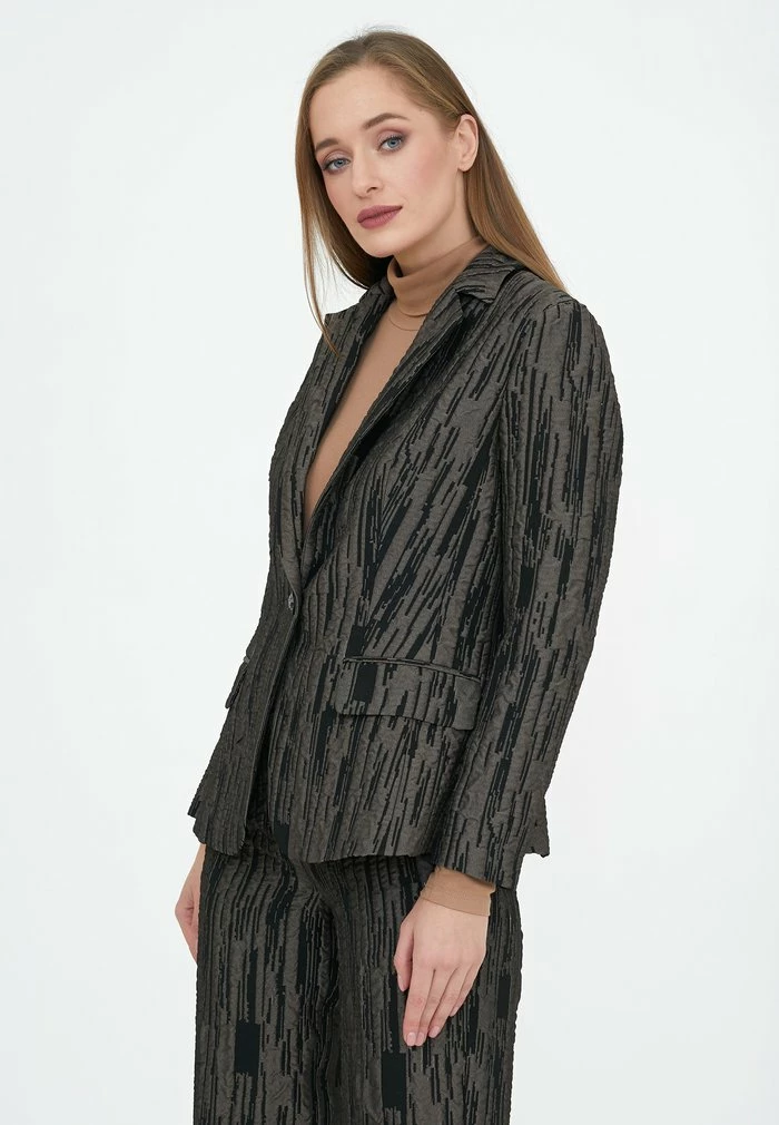 Madam-T MANA - Blazer - Black / Khaki 6 Madam-T MANA - Blazer - Black / Khaki – Image 6