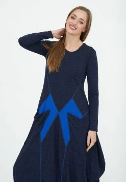 Madam-T GIZELINA - Robe En Jersey - Indigo/ Blau