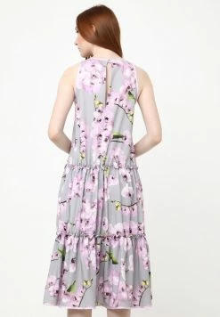 Madam-T LAZURINA - Robe De Jour - Grau, Lila -Madam-T Soldes 2022 d30f7cbfa8e747bb86917e4959096a62