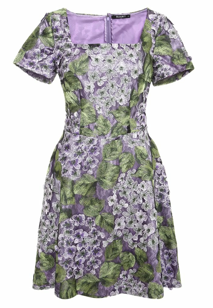Madam-T AGAVA - Robe De Soirée - Lila, Grün 8 Madam-T AGAVA - Robe De Soirée - Lila, Grün – Image 8