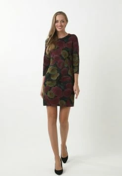 Madam-T Robe De Jour - Schwarz, Senf