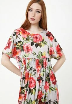 Madam-T OFELIA - Robe De Jour - Grau, Koralle -Madam-T Soldes 2022 d365713a202f4a63a34b7e398b15a9f8