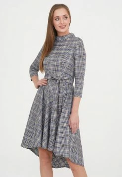 Madam-T SAMBRA - Robe De Jour - Grüner Kumpel/indigo