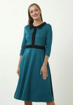 Madam-T JEANETTE - Robe Chemise - Aqua