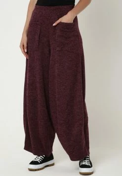 Madam-T HOSE CABULA - Pantalon Classique - Weinrot -Madam-T Soldes 2022 d407c0edecd0438db4bbd7271c770525