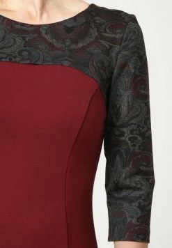 Madam-T Robe De Jour - Grau, Weinrot -Madam-T Soldes 2022 d449061ab4a54213bbbde1446097fbb1