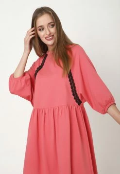 Madam-T ADAMASA - Robe En Jersey - Coral -Madam-T Soldes 2022 d46a68ba4ada4794b6c995259e7e7e20