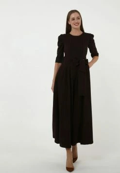 Madam-T ANGE - Robe Longue - Braun