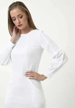 Madam-T ABURA - Robe Fourreau - Weiß -Madam-T Soldes 2022 d56007551c694e7bb299d0fd6634114c