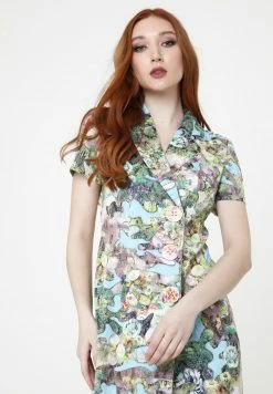 Madam-T Robe Chemise - Hellblau, Grün -Madam-T Soldes 2022 d5bdf9a6d2ab4161a6b0e6e15af81b97