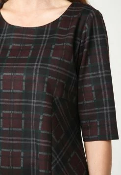 Madam-T ASIDA - Robe En Jersey - Weinrot, Grün -Madam-T Soldes 2022 d5c4a2878b104f1398b0c3701c93b576