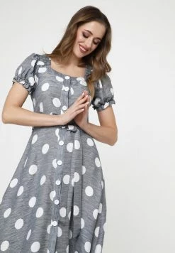 Madam-T Robe De Jour - Blau Weiß -Madam-T Soldes 2022 d5cb6d5d4aba4ff786292ea76dc94871