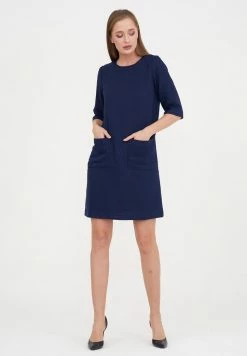 Madam-T MILANIA - Robe De Jour - Blau -Madam-T Soldes 2022 d6cfd4f7d2a04678a60c2e7209caaba6