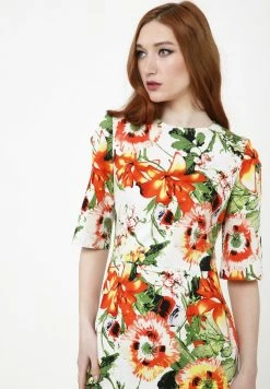 Madam-T SANATA - Robe De Jour - Milchig, Orange