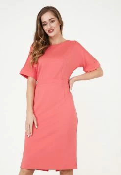 Madam-T ALTEA - Robe Fourreau - Koralle