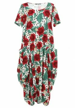 Madam-T KOSKA - Robe De Jour - Weiß/rot -Madam-T Soldes 2022 d884ea383f234cb5bb3393c1daac6dba