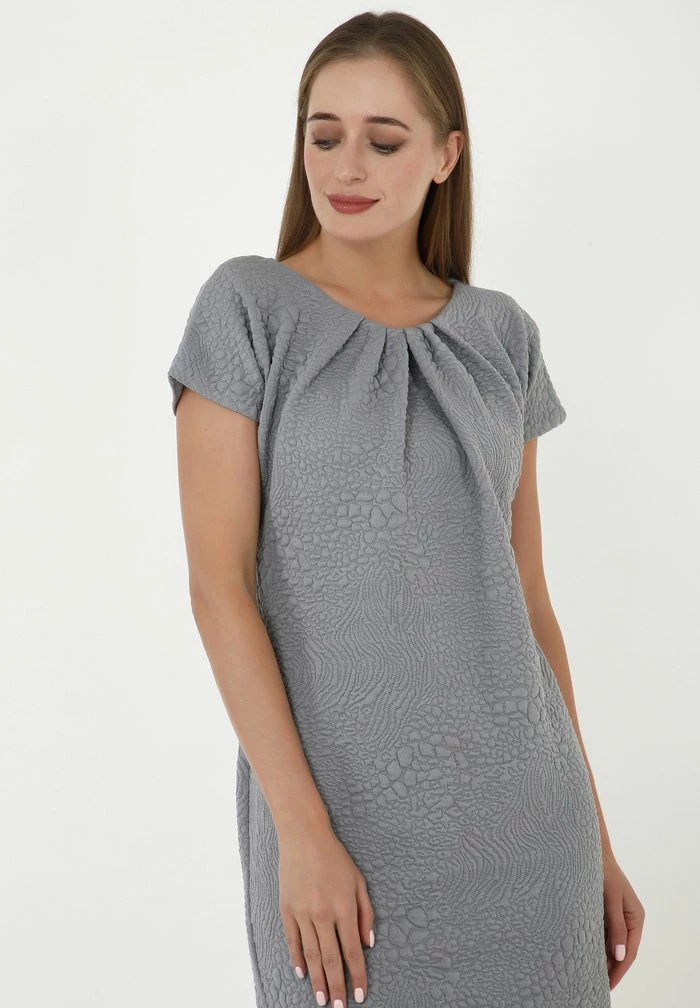 Madam-T BALASHA - Robe Fourreau - Grau 4 Madam-T BALASHA - Robe Fourreau - Grau – Image 4