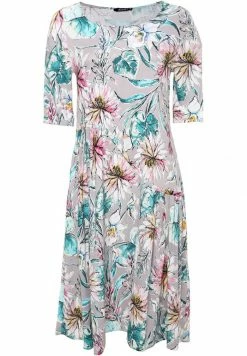 Madam-T Robe De Jour - Grau, Aqua -Madam-T Soldes 2022 d963baf0248442b397725df967203045