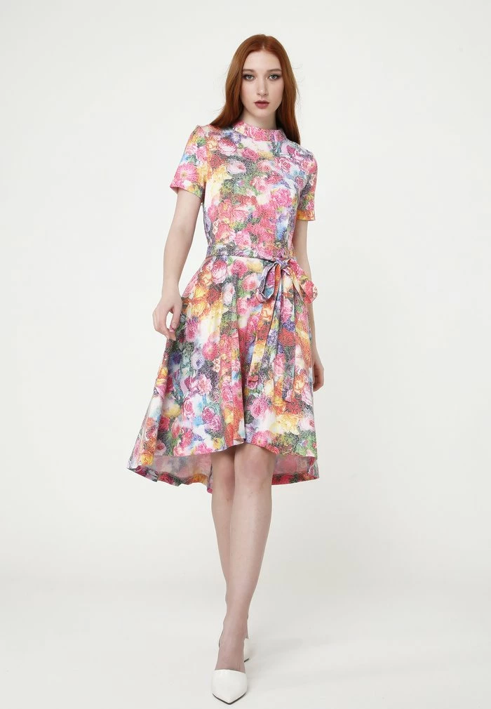 Madam-T SAMBRA - Robe De Jour - Multi Coloured 2 Madam-T SAMBRA - Robe De Jour - Multi Coloured – Image 2