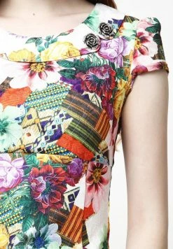 Madam-T DEVENTA - Robe De Jour - Beige, Lila -Madam-T Soldes 2022 d98d356bb46c4454b1cd617b95e2cf55