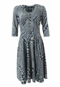 Madam-T DAISY - Robe De Jour - Grau/ Blau -Madam-T Soldes 2022 d99c6e9b6abe4fc58c43b3a024bfd31d