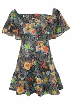 Madam-T ANTHONY - Robe De Jour - Braun/gelb -Madam-T Soldes 2022 d9a04e818e6840d591492bc4c5fd099c