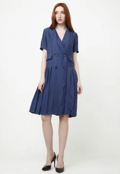 Madam-T TEODORINA - Robe Chemise - Blau 13 Madam-T TEODORINA - Robe Chemise - Blau -Madam-T Soldes 2022 daa847c5d5d74a74b8fd5d9bc2d7bbf6