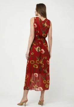 Madam-T ZAKIA - Robe De Jour - Wein Rot, Gelb -Madam-T Soldes 2022 dab1ed4dacd245bbb2f0bb7d54bc6827