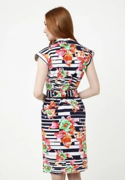 Madam-T ATERATA - Robe De Jour - Blau, Rosa -Madam-T Soldes 2022 db3500e23edb4c4ba0323d28c6c8b8ef