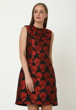 Madam-T ALLTAGS ELONI - Robe De Soirée - Schwarz, Rot