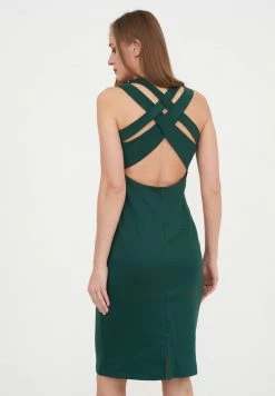 Madam-T PALMELA - Robe Fourreau - Green -Madam-T Soldes 2022 dbf153ed19e84a20b3ddd72544873046