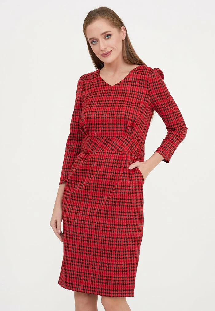 Madam-T ALIA - Robe Fourreau - Regie/bla Label 1 Madam-T ALIA - Robe Fourreau - Regie/bla Label