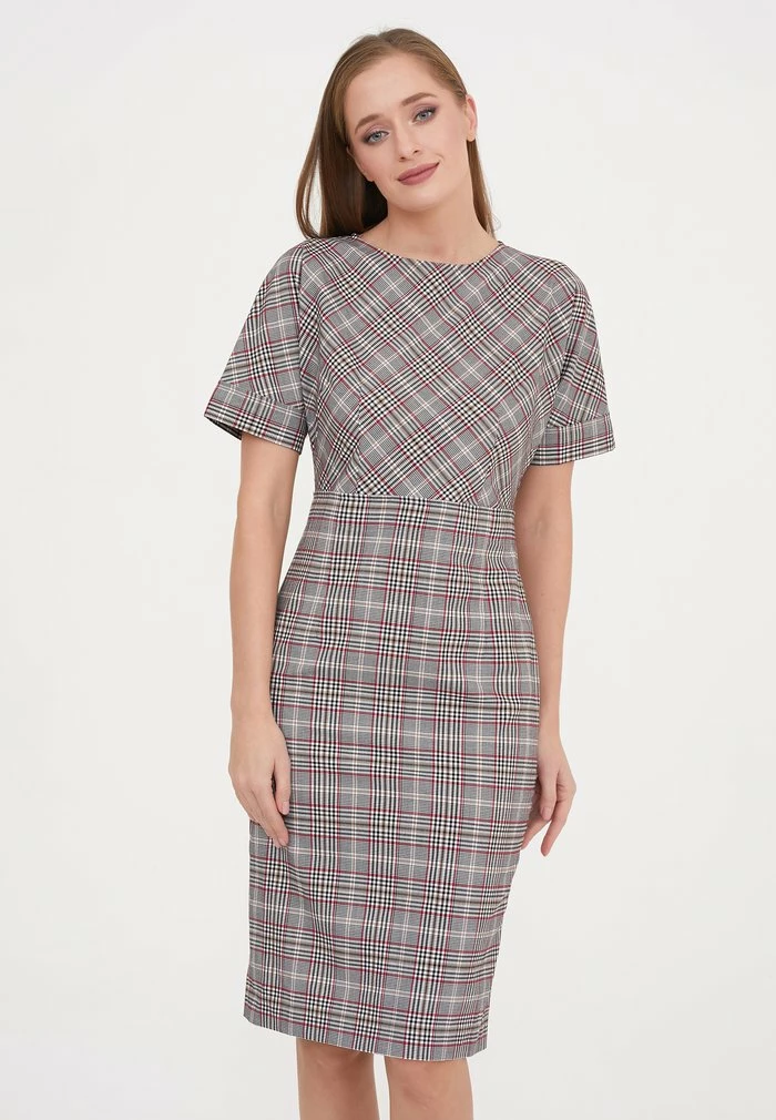 Madam-T ALTEA - Robe Fourreau - Grünes Leder/ Burgund. 7 Madam-T ALTEA - Robe Fourreau - Grünes Leder/ Burgund. – Image 7